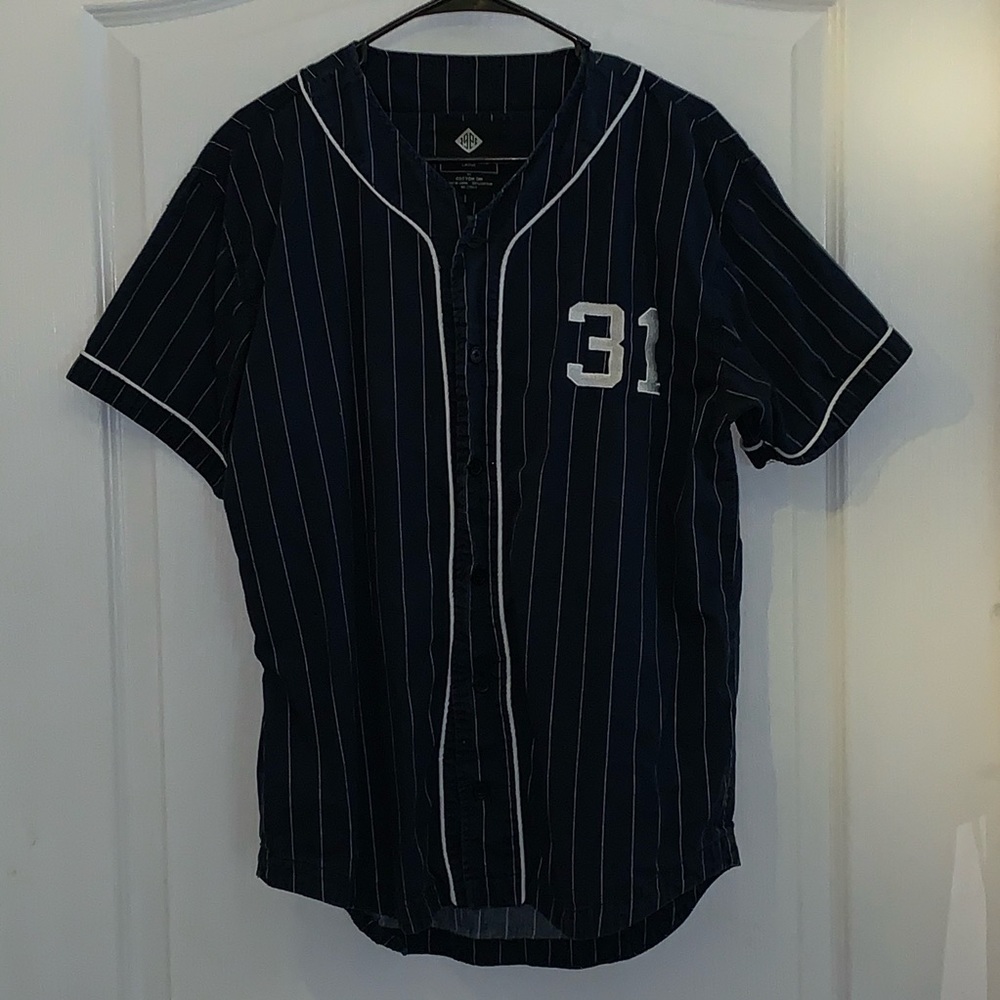 Jersey Style Button Up